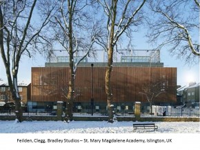 Feilden, Clegg, Bradley Studios - St. Mary Magdalene Academy, Islington, UK.